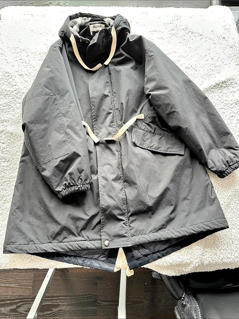 Acne Studios Ozzy Padded Jacket Black Size Small